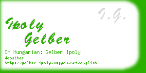 ipoly gelber business card